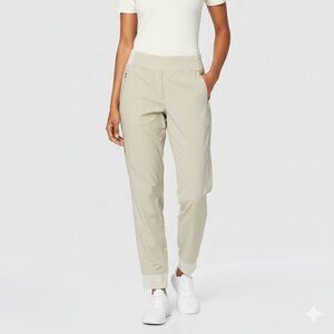 Athleta Tan Tapered Jogger Pants Size 10 - Travel & Activewear